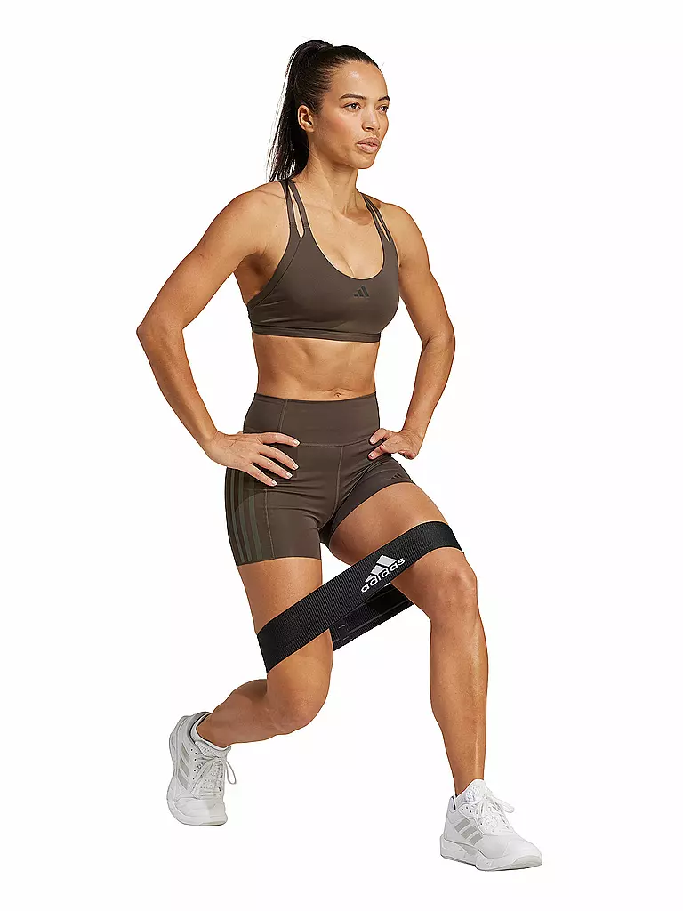 ADIDAS Damen Sport BH Aeroimpact Luxe Low Support braun